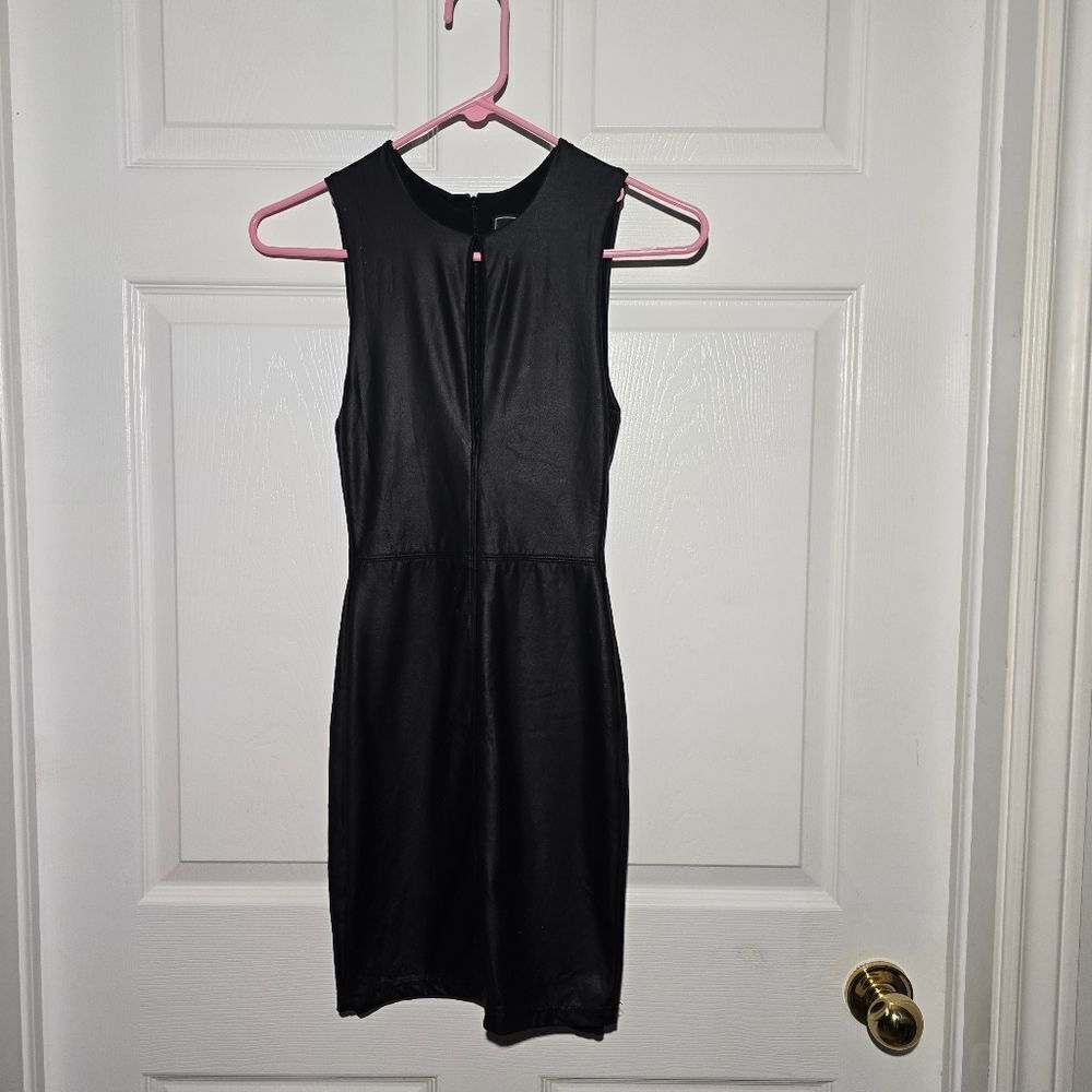 NOOKIE faux leather minidress